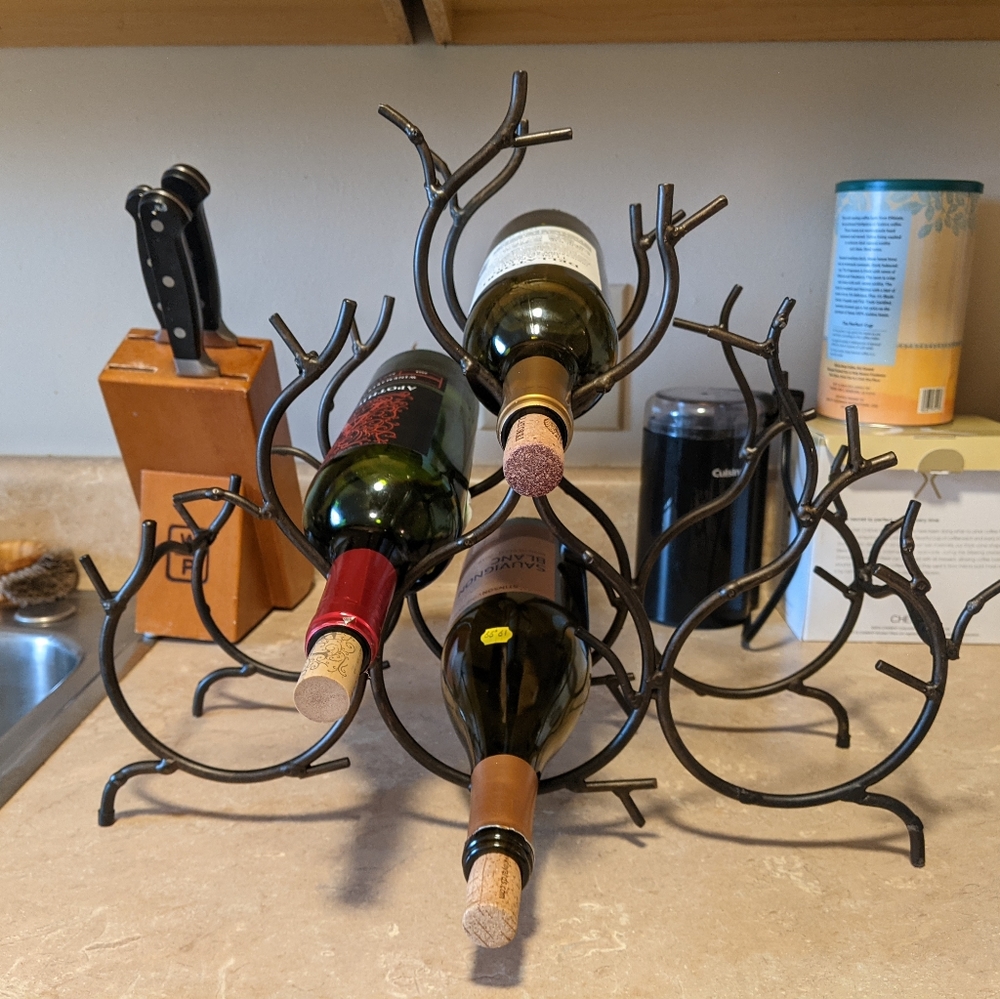 Bronze Branch Wine Rack